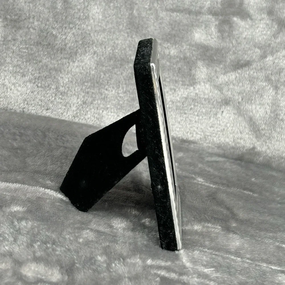 Vintage 2 X 3 Picture Frame Silvertone Easel Back Horizontal Or Vertical Display